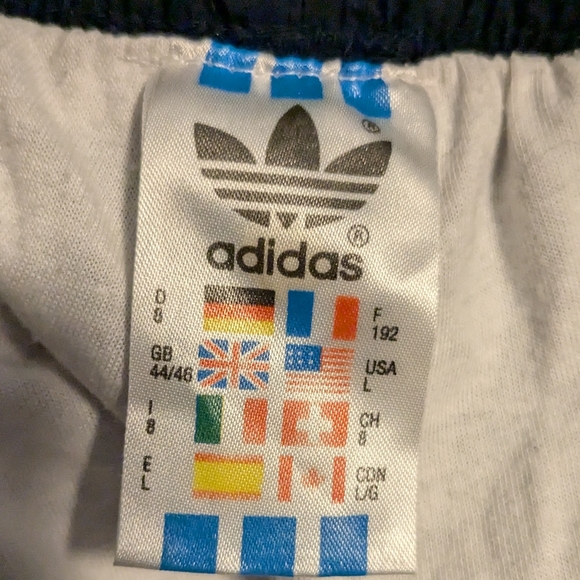 💫 FWP 💫 Adidas: blue Track Pants size L - Picture 6 of 11